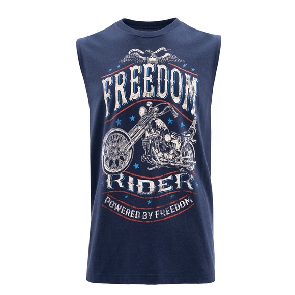 New Freedom rider Celebrate Men Americana Graphic Muscle Tank
Top Sizes S & 3XL - Picture 4 of 8